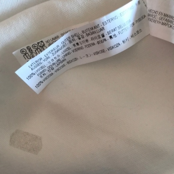 Zara Short Trench Jacket Layer Cuffed Back Flap - Picture 7 of 8